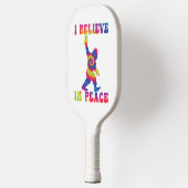 Funny Bigfoot geloof ik in vrede Pickleball Paddle (Links)