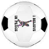 Funny Bigfoot geloof ik in vrede Voetbal (Gedraaid)