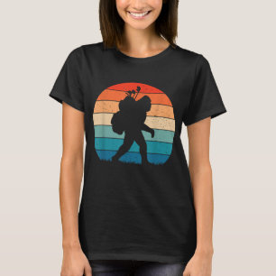 Funny Bigfoot Golf Retro Sasquatch Pspelen T-shirt