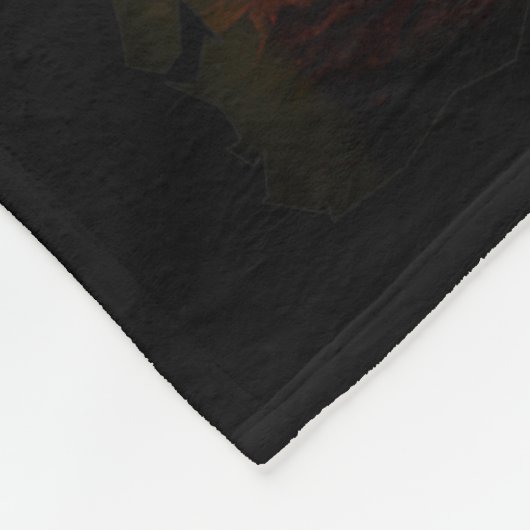 Funny Bigfoot Halloween Fleece Deken (Hoek)