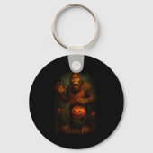 Funny Bigfoot Halloween  Sleutelhanger (Voorkant)