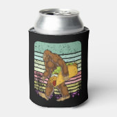 Funny Bigfoot Holding A Taco Blikjeskoeler (Blikje Voorkant)