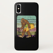 Funny Bigfoot Holding A Taco Case-Mate iPhone Case (Achterkant)