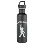 Funny Bigfoot hou het Squatchy Squatch Waterfles (Voorkant)