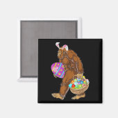Funny Bigfoot Hunting Easter Eggs Magneet (Voorkant / Achterkant)