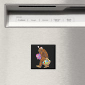 Funny Bigfoot Hunting Easter Eggs Magneet (Insitu (Vaatwasser))