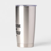 Funny Bigfoot-I Believe in Myself   Geïsoleerde Drinkbeker (Links)