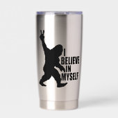 Funny Bigfoot-I Believe in Myself   Geïsoleerde Drinkbeker (Voorkant)