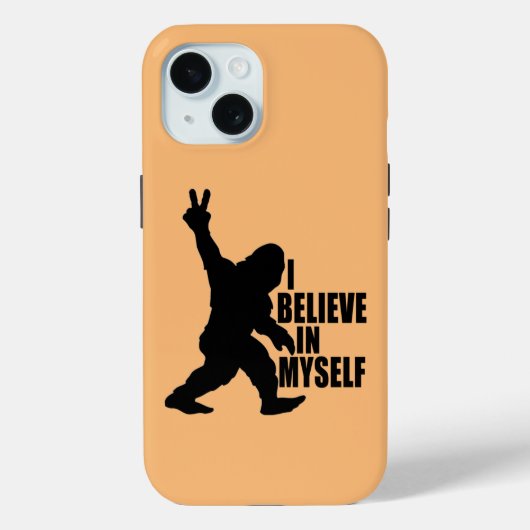 Funny Bigfoot-ik geloof in mezelf Case-Mate iPhone Case (Achterkant)