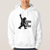 Funny Bigfoot-ik geloof in mezelf Hoodie (Voorkant)