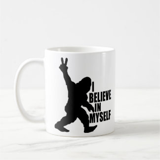 Funny Bigfoot-ik geloof in mezelf Koffiemok