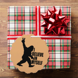 Funny Bigfoot-ik geloof in mezelf Ornament Kaart