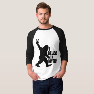 Funny Bigfoot-ik geloof in mezelf T-shirt