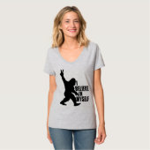 Funny Bigfoot-ik geloof in mezelf T-shirt (Voorkant volledig)