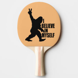 Funny Bigfoot-ik geloof in mezelf Tafeltennisbatje