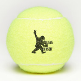 Funny Bigfoot-ik geloof in mezelf Tennisballen