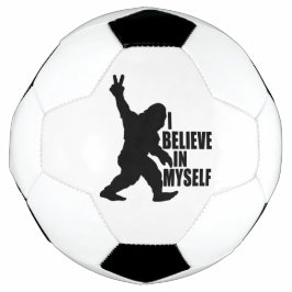 Funny Bigfoot-ik geloof in mezelf Voetbal