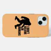 Funny Bigfoot-ik geloof niet in mensen Case-Mate iPhone Case (Achterkant (horizontaal))
