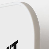 Funny Bigfoot-ik geloof niet in mensen Pickleball Paddle (Links Detail)