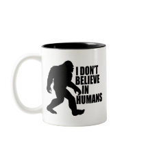 Funny Bigfoot-ik geloof niet in mensen