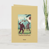 Funny Bigfoot Kaart (Achterkant)