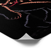 Funny Bigfoot Middle Finger Christmas Sasquatch An Poster (Hoek)