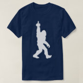 Funny Bigfoot Middle Finger for Squatch Believers T-shirt (Design voorkant)