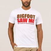 funny Bigfoot paranormal T-shirt (Voorkant)