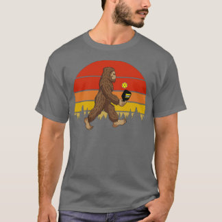 Funny Bigfoot PickleballTShirt T-shirt