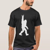 Funny Bigfoot Rock and Roll for Sasquatch Believer T-shirt (Voorkant)