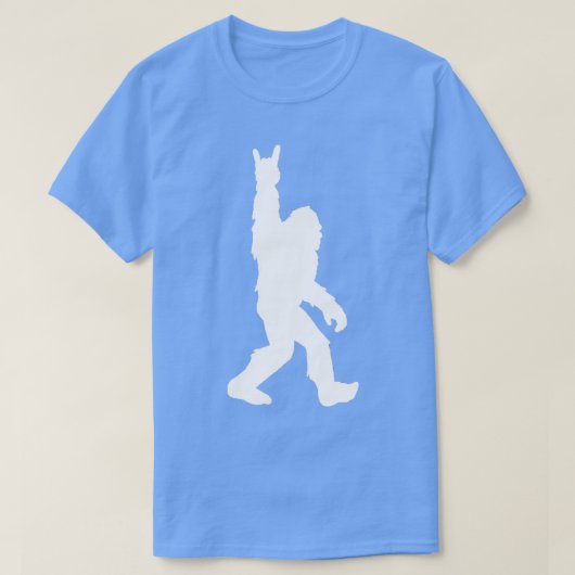 Funny Bigfoot Rock and Roll for Sasquatch Believer T-shirt (Design voorkant)