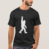 Funny Bigfoot Rock and Roll Tshirt for Sasquatch B (Voorkant)