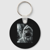 Funny Bigfoot Sasquatch Halloween Sleutelhanger (Voorkant)