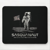 Funny Bigfoot Sasquatch Space Sasquanaut  Muismat (Voorkant)