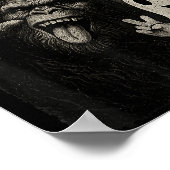 Funny Bigfoot Selfie With Boo Halloween Costume Me Poster (Hoek)