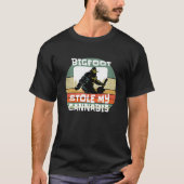 Funny Bigfoot T-shirt Mannen Sasquatch Stole My We (Voorkant)