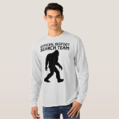 Funny BIGFOOT T-shirts, ZOEKTEAM T-shirt (Voorkant volledig)