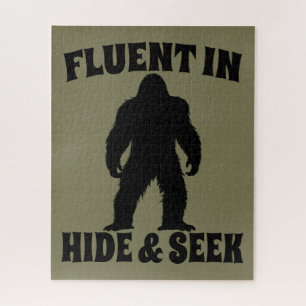 Funny Bigfoot - Vloeiend in Verbergen en zoeken Legpuzzel