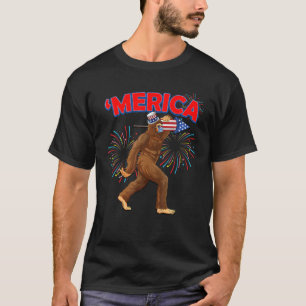 Funny Bigfoot - VS 4e juli T-shirt