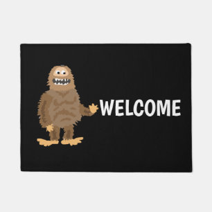 Funny Bigfoot Wave Original Art Deurmat