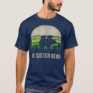Funny Biggest zuster Shirten, 6 Cub Kinder Sis Big T-shirt