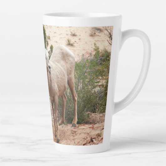 Funny Bighorn Sheep in Zion National Park Latte Mok (Rechts)