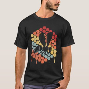 Funny bijenkunst voor mannen bijenteelt Lov T-shirt