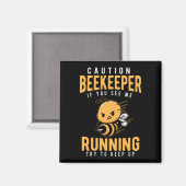 Funny Bijenteler Joke Bee Humor Magneet (Voorkant / Achterkant)