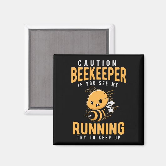 Funny Bijenteler Joke Bee Humor Magneet (Voorkant / Achterkant)