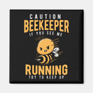 Funny Bijenteler Joke Bee Humor Magneet