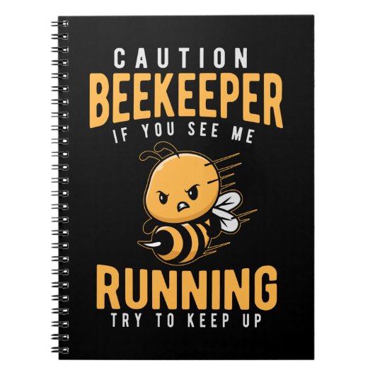 Funny Bijenteler Joke Bee Humor Notitieboek (Voorkant)