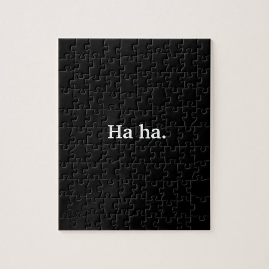 Funny bijna alle Black Ha Ha ha Legpuzzel (Verticaal)