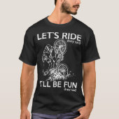 Funny Bike Crash T-shirt (Voorkant)