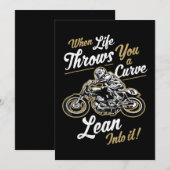 Funny Biker citeert Sarcastische Motorcycle Rider  Feestdagenkaart (Voorkant / Achterkant)